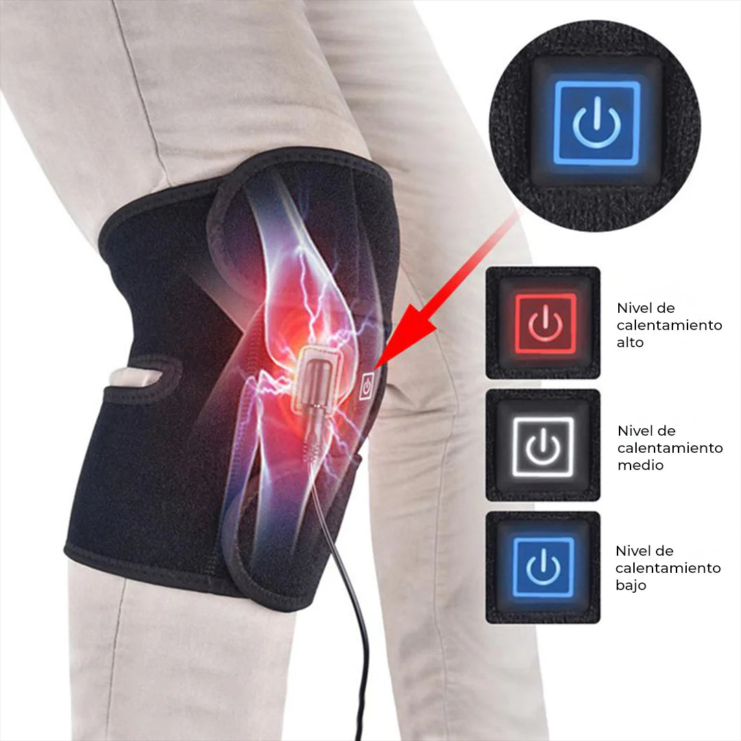 Rodillera Térmica Recargable USB – Alivio inmediato para el dolor de rodilla
