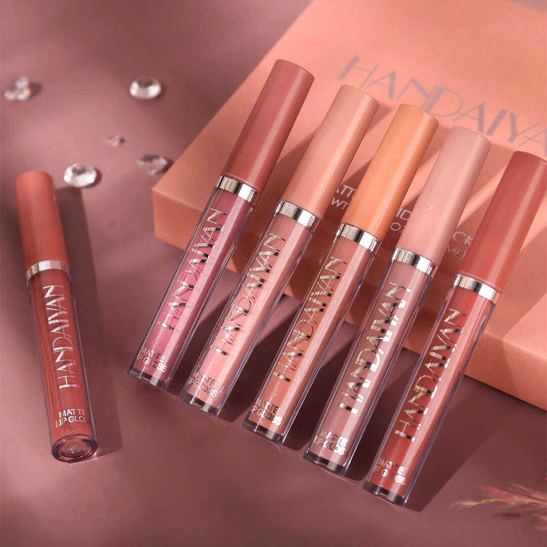 Set de 6 Labiales HANDAIYAN - 6 tonos irresistibles en un solo kit