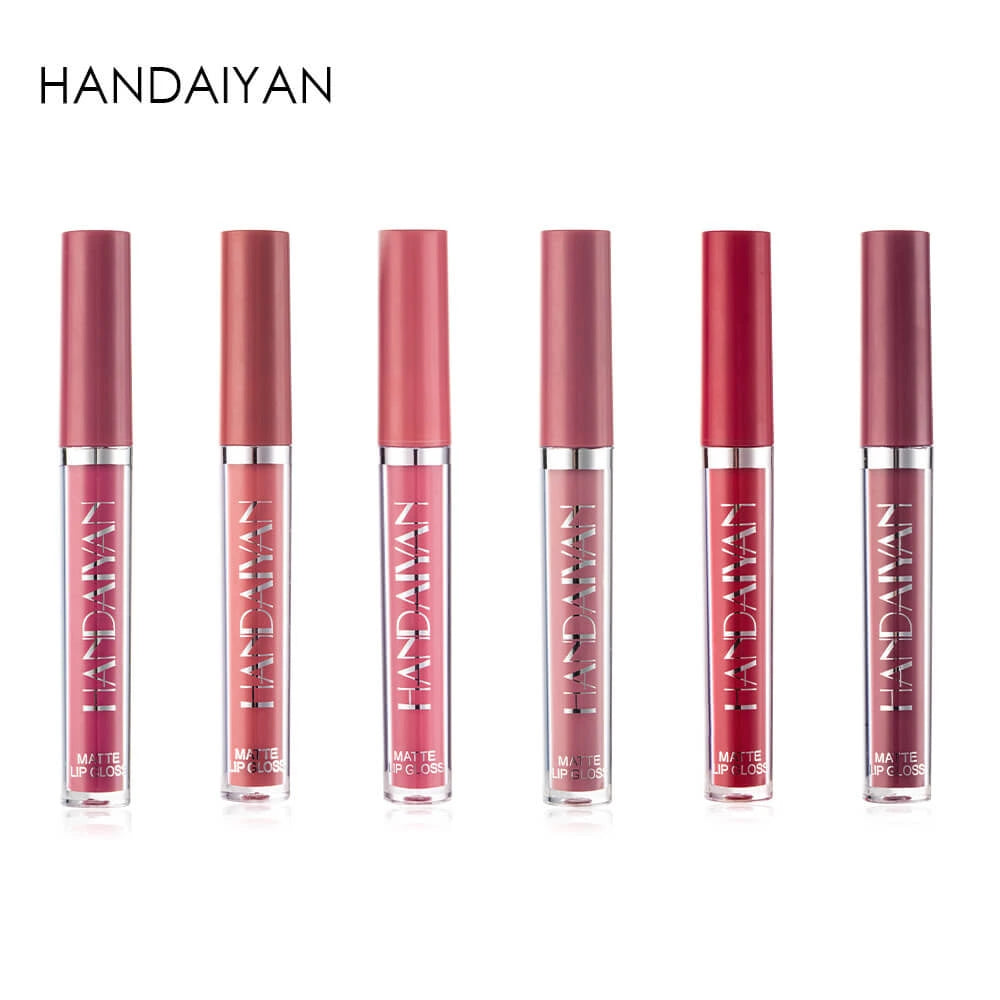 Set de 6 Labiales HANDAIYAN - 6 tonos irresistibles en un solo kit