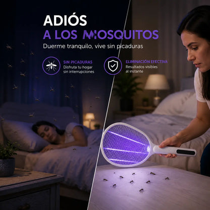 Raqueta Eléctrica - Protege Tu Hogar En Segundos