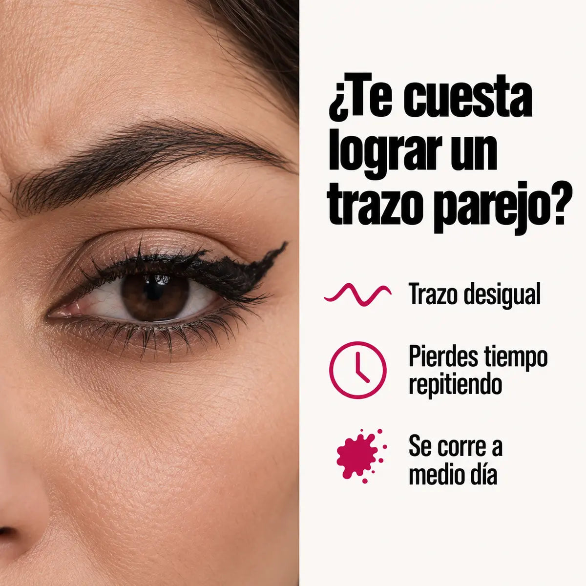 Kit Delineador de Precisión 36H + Encrespador de Regalo
