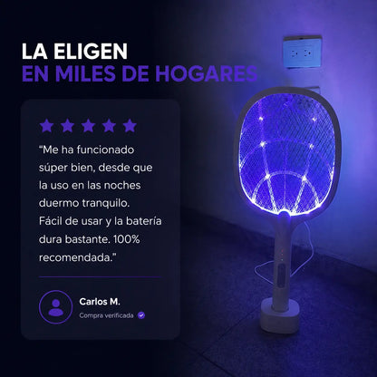 Raqueta Eléctrica - Protege Tu Hogar En Segundos
