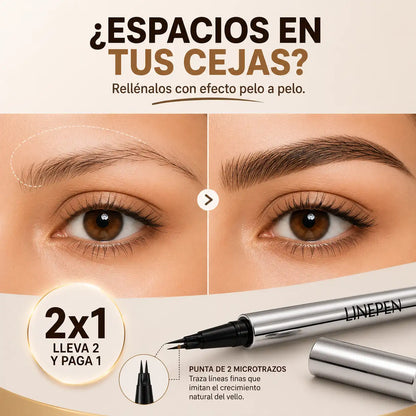 Lápiz Pelo a Pelo LinePen - Rellena cejas poco pobladas